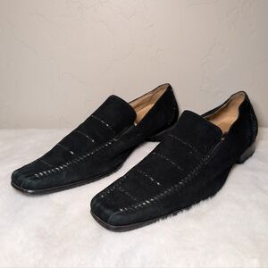 Fratelli Select Black Suede Loafers | Size 9.5M | Genuine Leather Lining